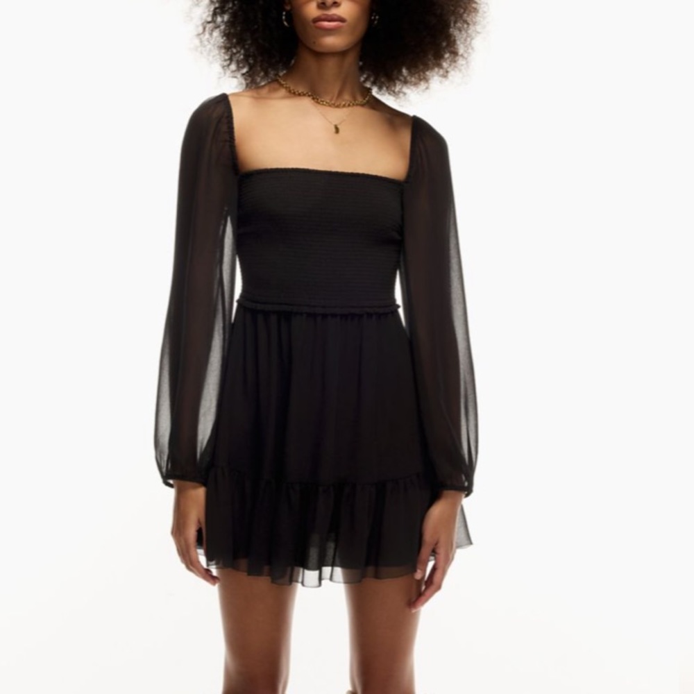 ARITZIA | WILFRED TEMPEST MINI DRESS | BLACK | XL